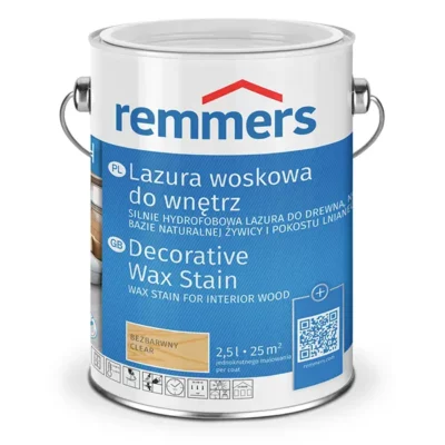 Lazura woskowa do wnętrz remmers